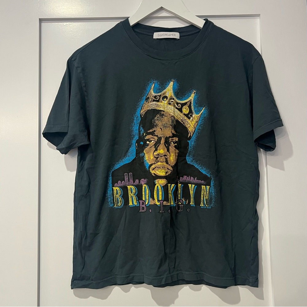 Daydreamer Dark Tee with Biggy Smalls Graphic Design